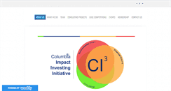 Desktop Screenshot of columbiaimpactinvesting.org